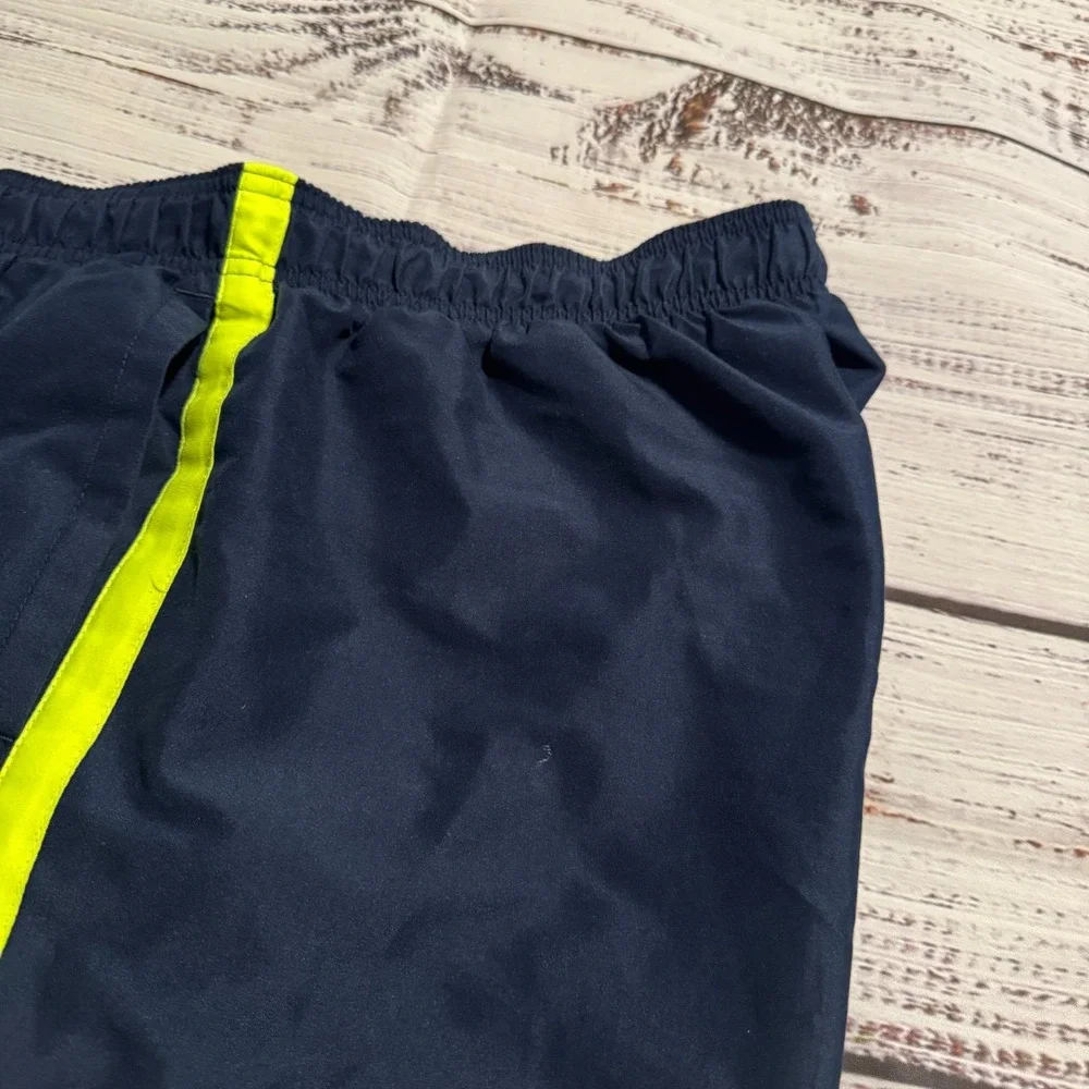 Vintage 00s Nike‎ Swim Trunks Hybrid Shorts Blue and Green Men's Size XXL